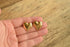 Hammered Golden Heart Earrings